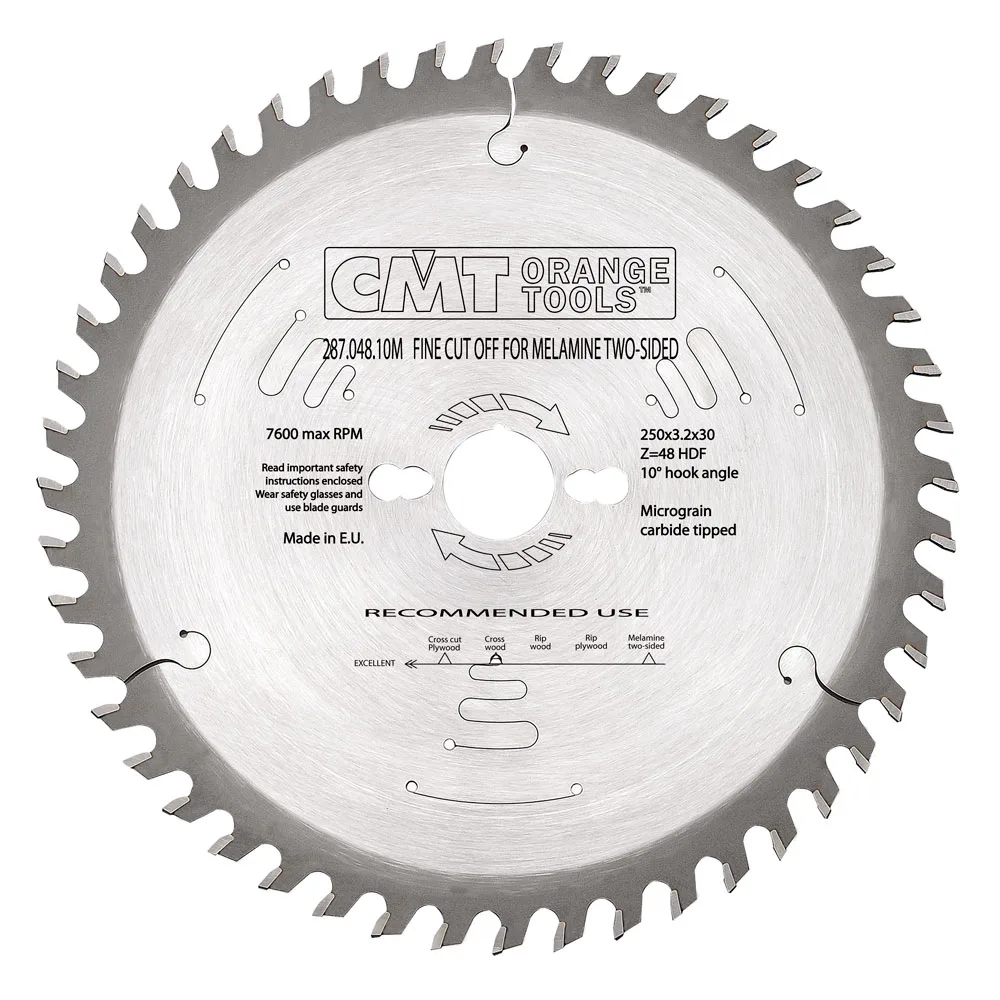 Sågklinga CMT Orange Tools HDF Dubbelsidig laminat/melamin