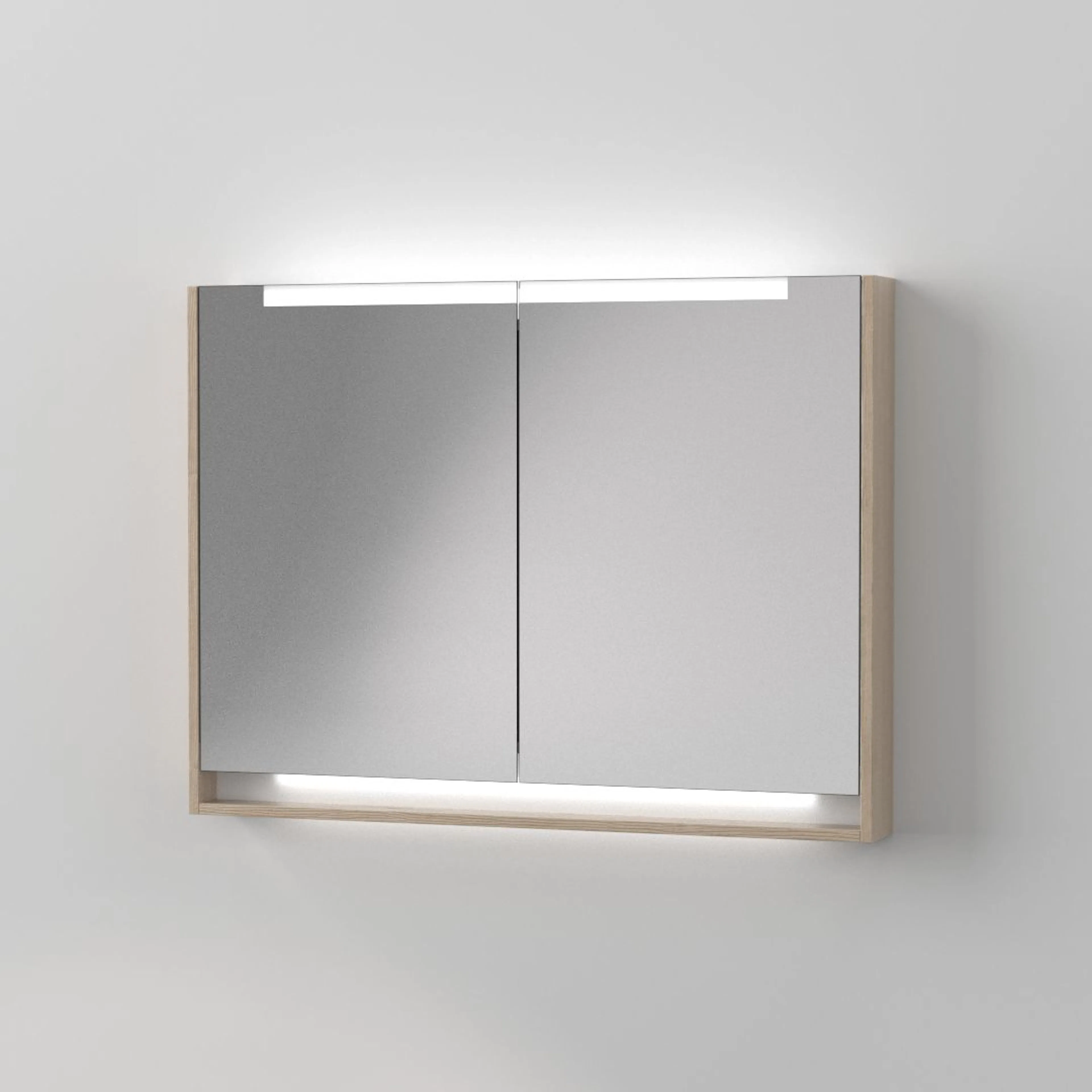 Spegelskåp DuoBad Gripen 100 med LED