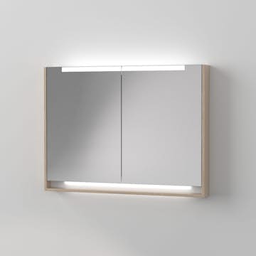 Spegelskåp DuoBad Gripen 100 med LED