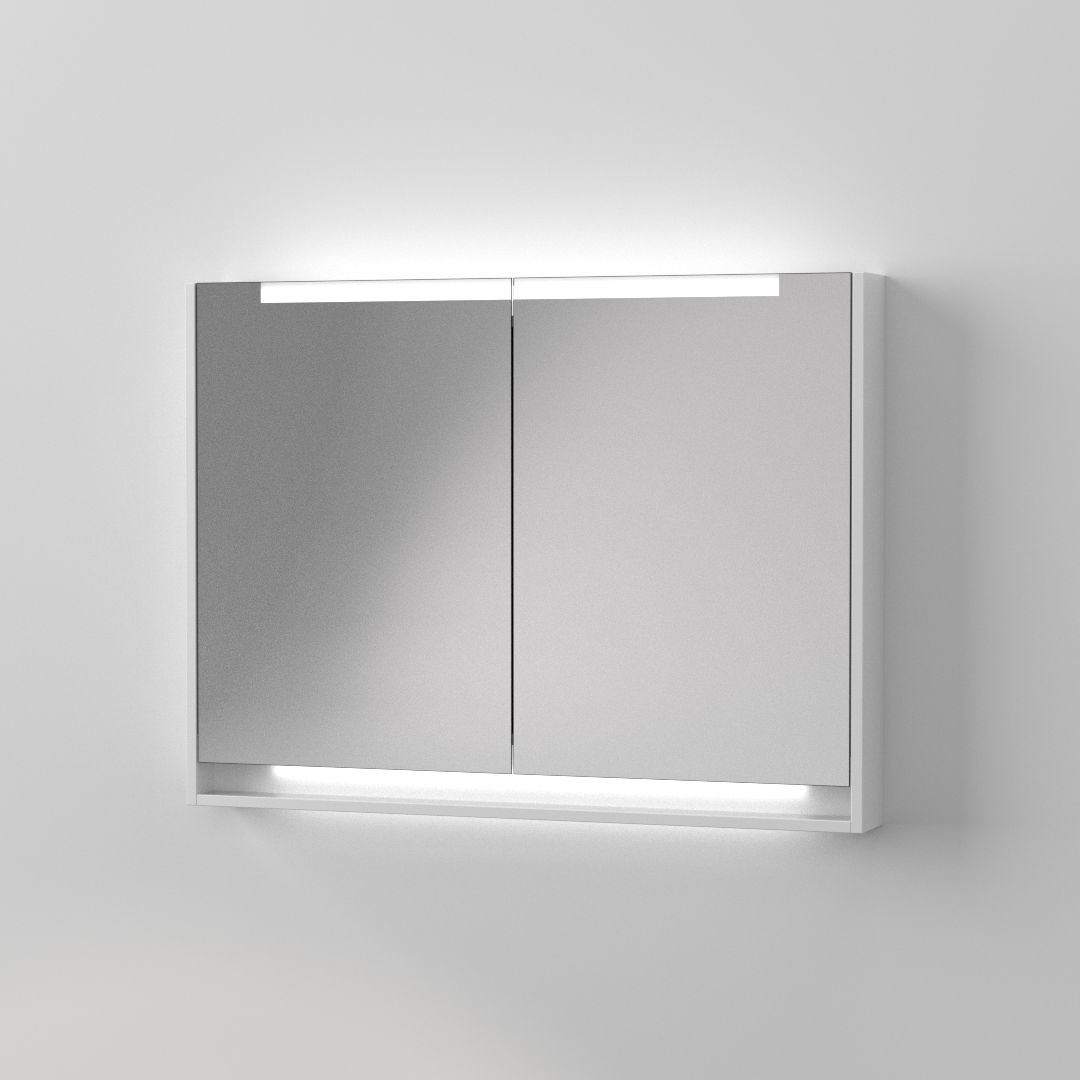 Spegelskåp DuoBad Gripen 100 med LED
