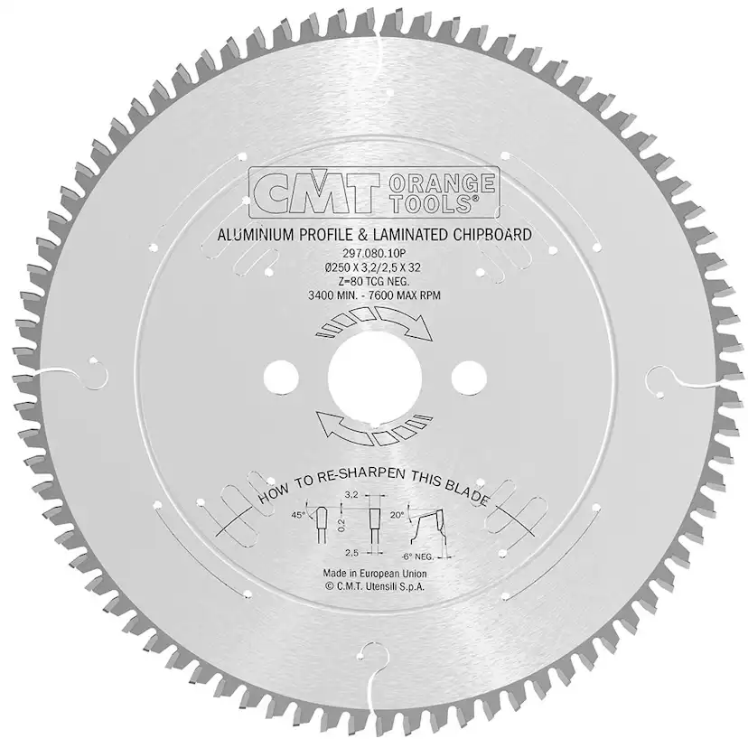 Sågklinga CMT Orange Tools NE NEG Alu/laminat