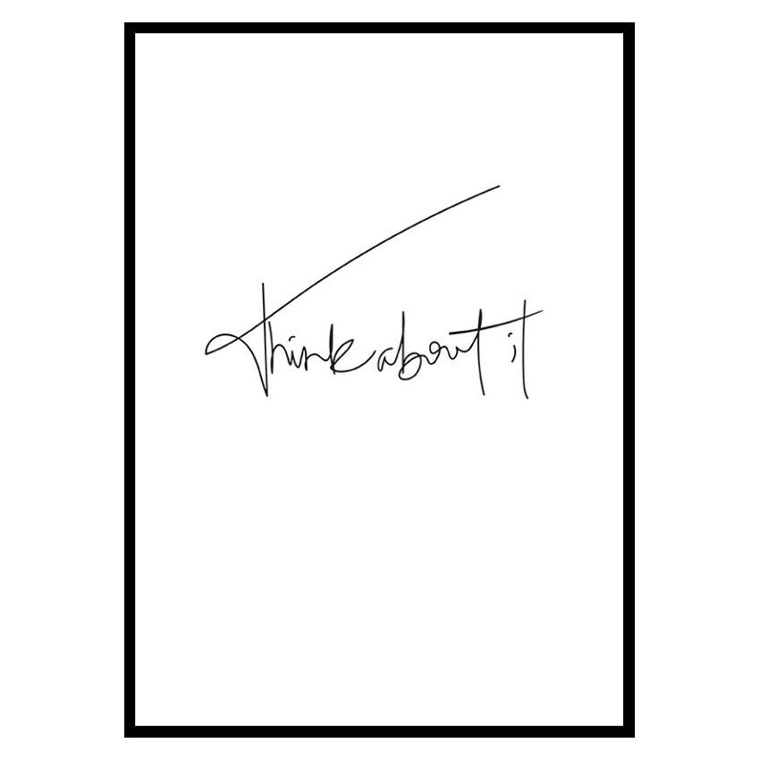 Poster Gallerix Think About It