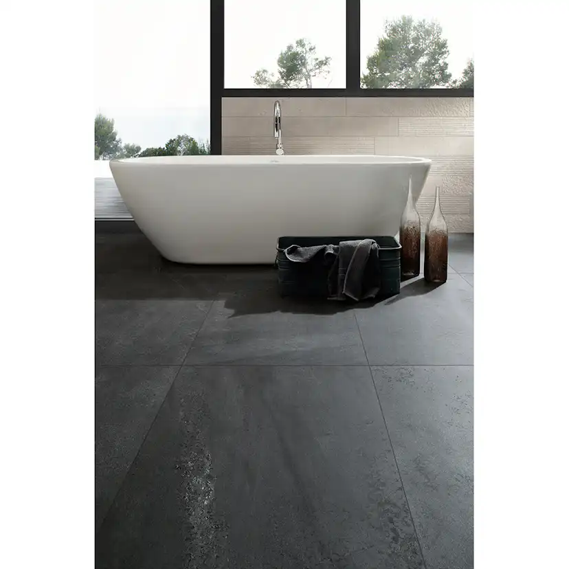 Klinker Coem Ceramiche Brit Stone Graphite Grå 30x30 cm Matt
