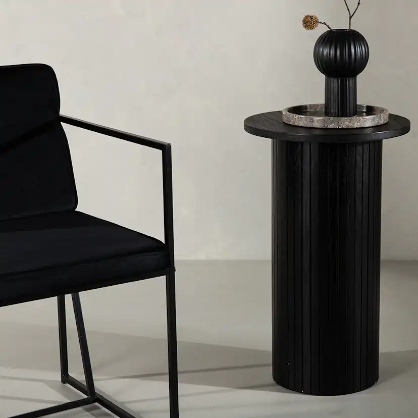 Sidobord Venture Home Bianca Ø40 cm