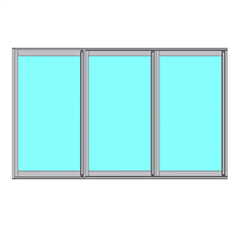 Skjutbart Fönsterparti Novoroom Ultra 3-Delat