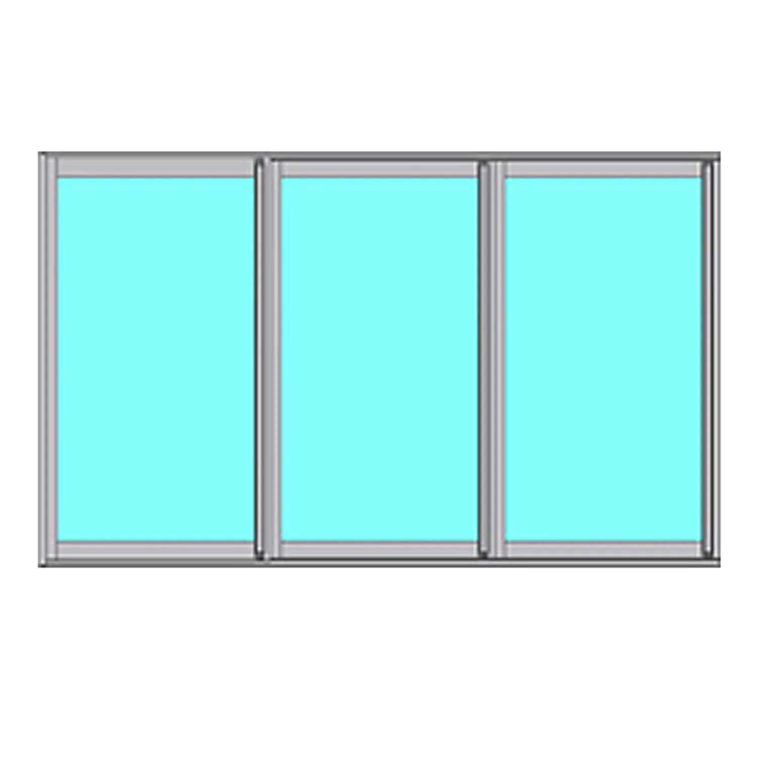 Skjutbart Dörrparti Novoroom Ultra+ 3-Delat