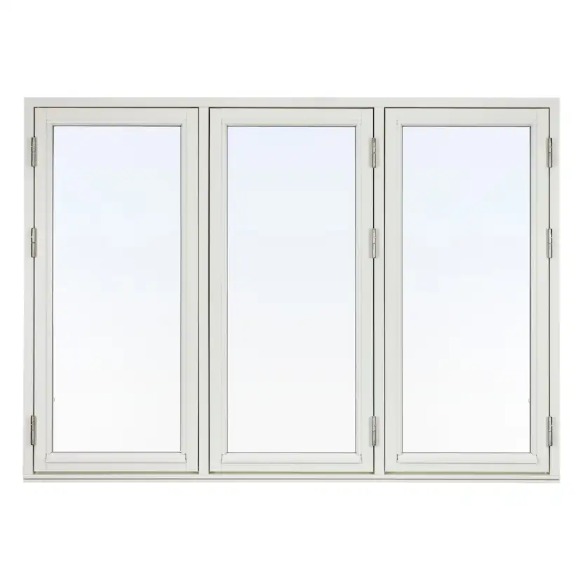 Sidohängt Fönster Svenska Fönster 3-Luft Trä 2-Glas Rund Profil