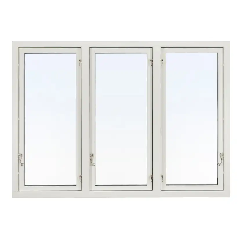 Sidohängt Fönster Svenska Fönster 3-Luft Trä 2-Glas Rund Profil