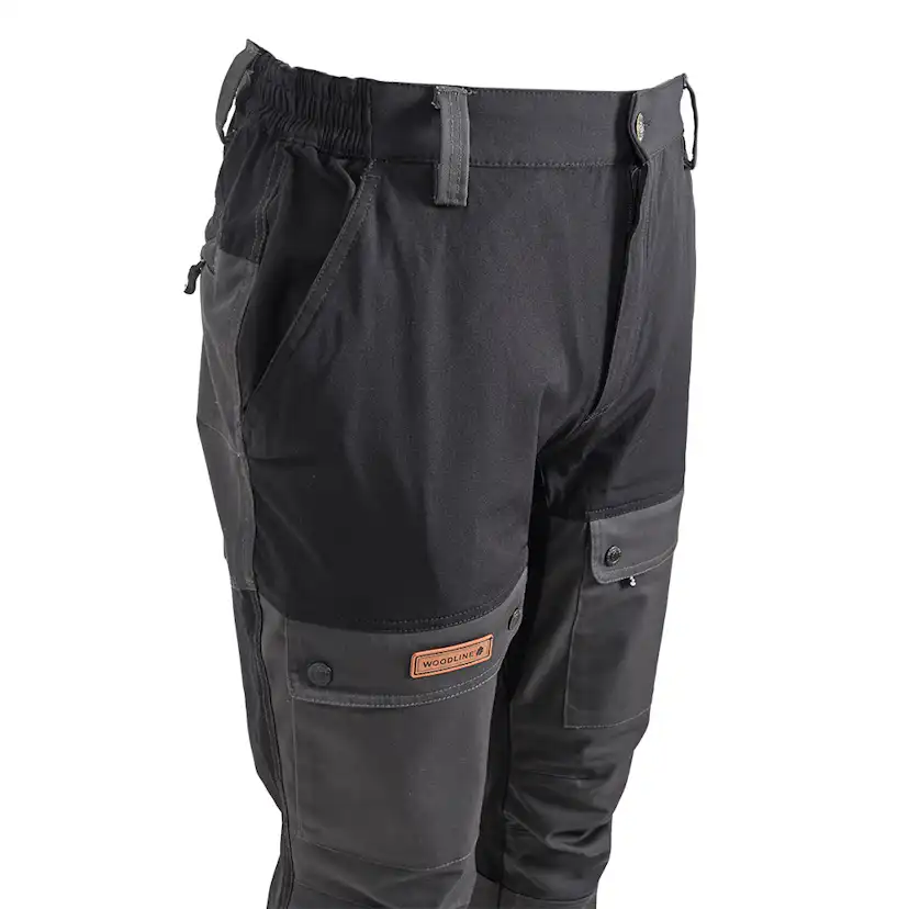 Byxa Woodline Boksund Svart/Grå