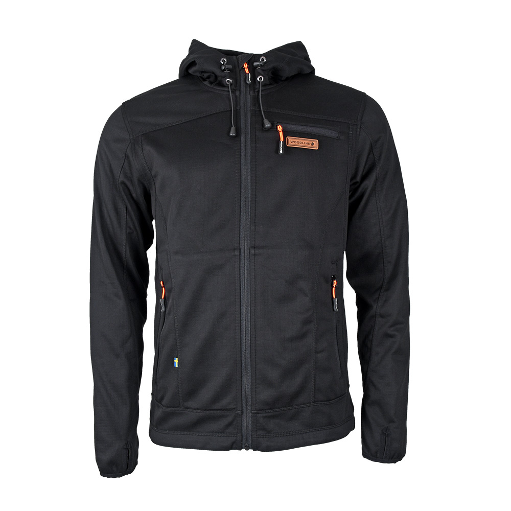 Fleecejacka Woodline Optima Svart