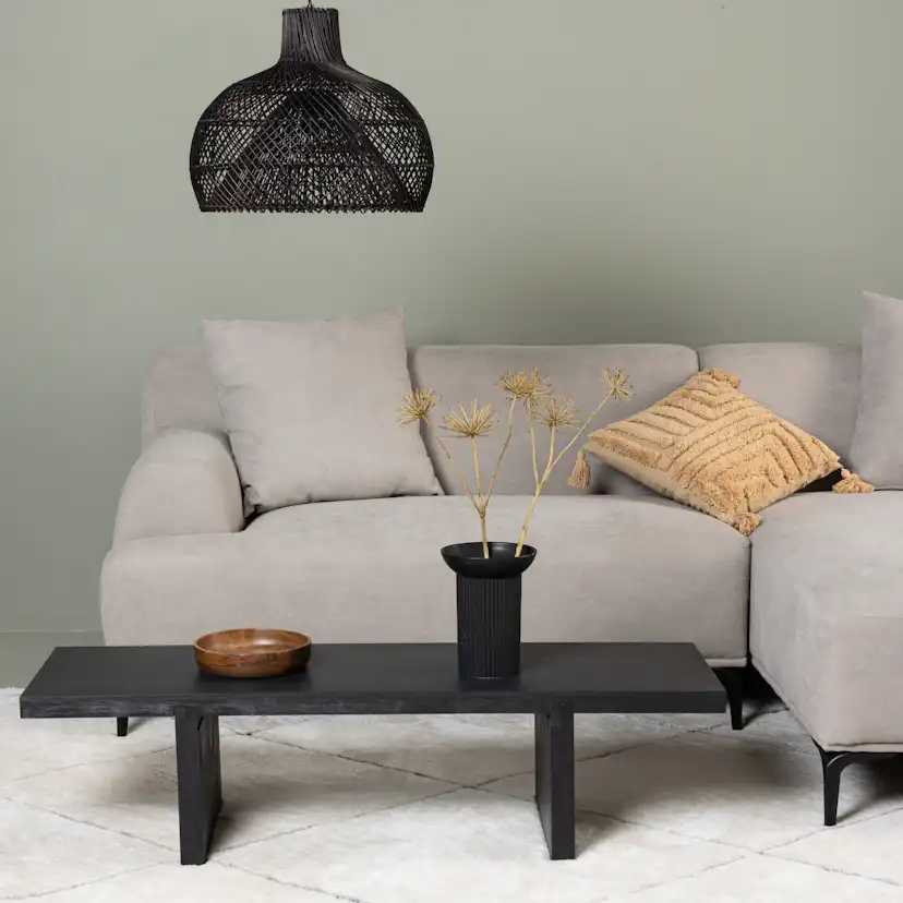 3-sitssoffa Venture Home Viskan med Divan Ljusgrå