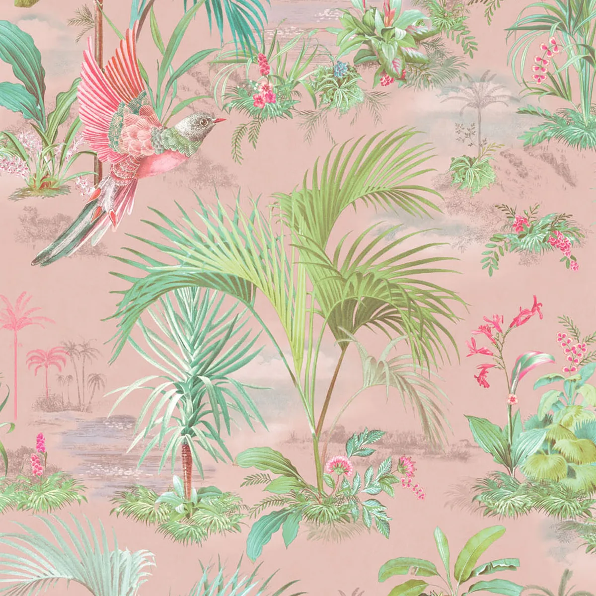 Tapet PIP Studio 2020 300141 Non Woven, Mönstrad Grön/Turkos