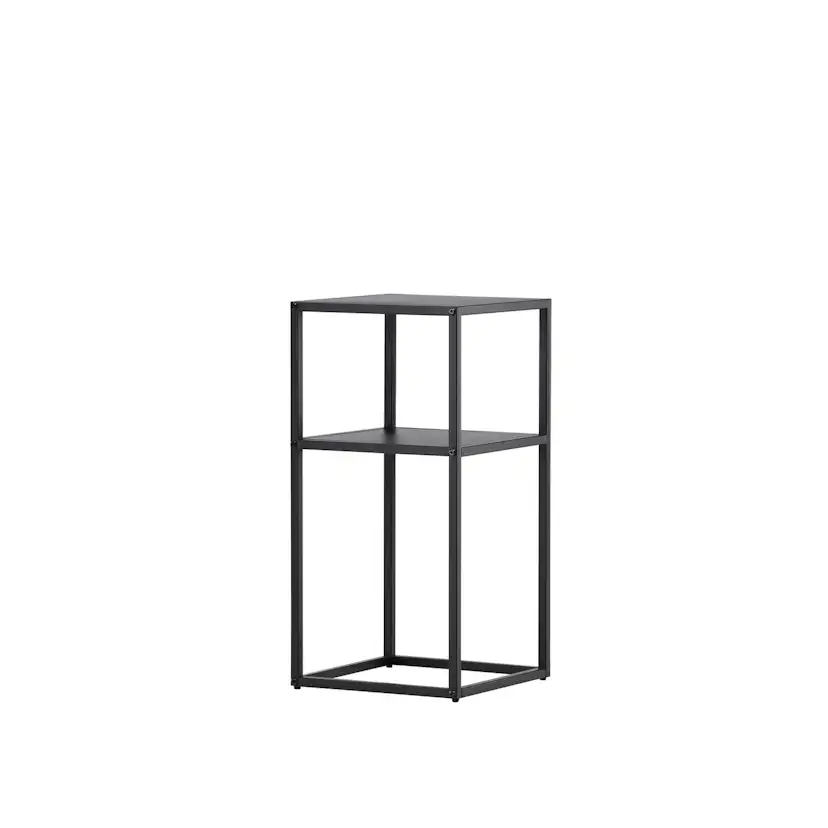 Sidobord Venture Home Punta Svart Fyrkantigt Bord i Stål 30x30cm