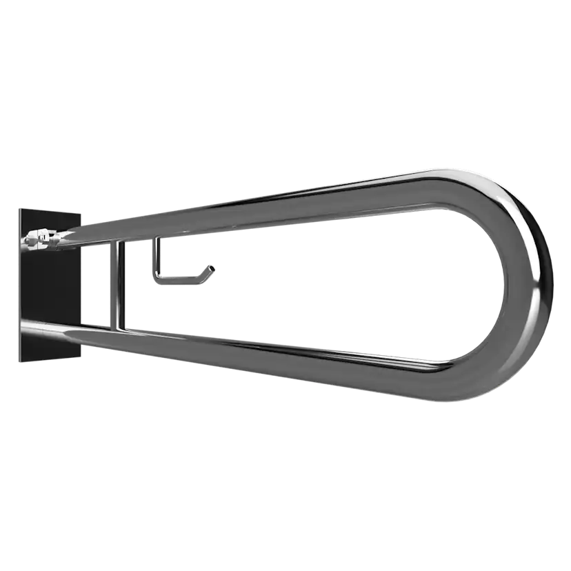 Stödhandtag Bemeta Help Med toalettpappershållare 829 mm