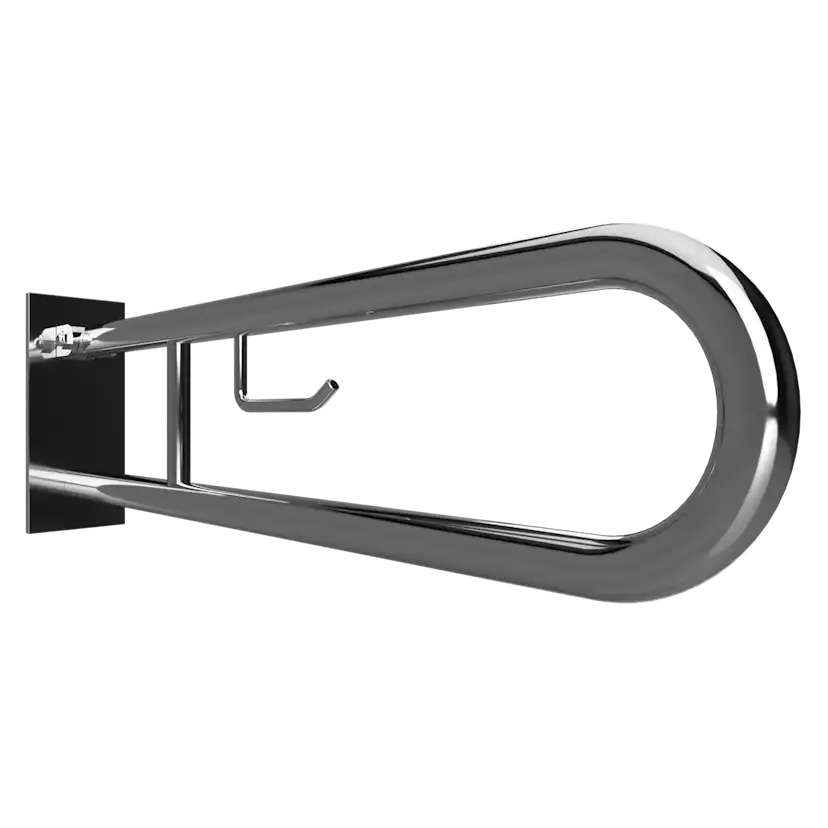 Stödhandtag Bemeta Help Med toalettpappershållare 800 mm