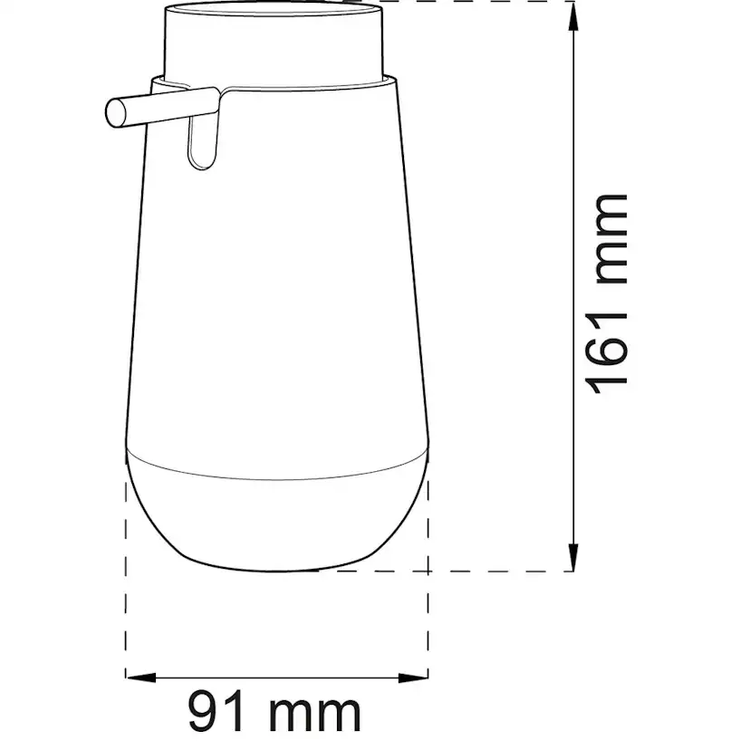 Tvålpump Habo Acacia Svart