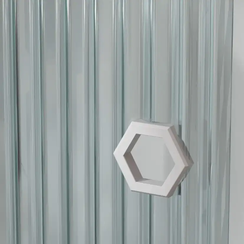 Duschhörn Hietakari Forma 369 Fast Vägg och Vikbar Dörr