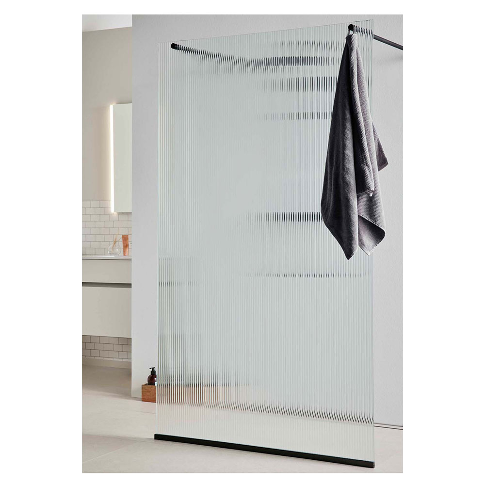 Duschvägg Noro Frost 115 Linjeglas