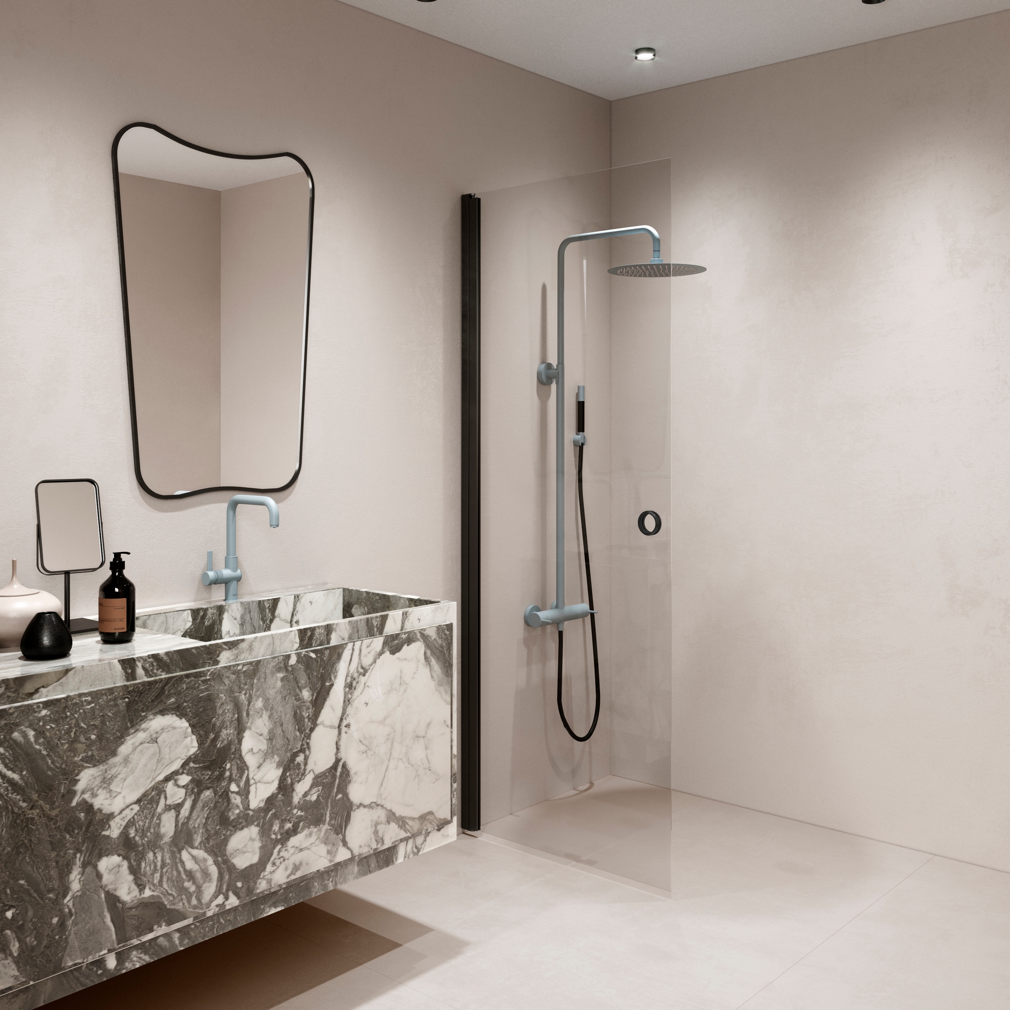 Duschdörr Hietakari Forma 302 Vändbar