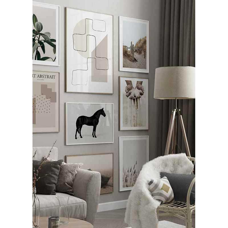 Poster Gallerix Art des Lignes No3