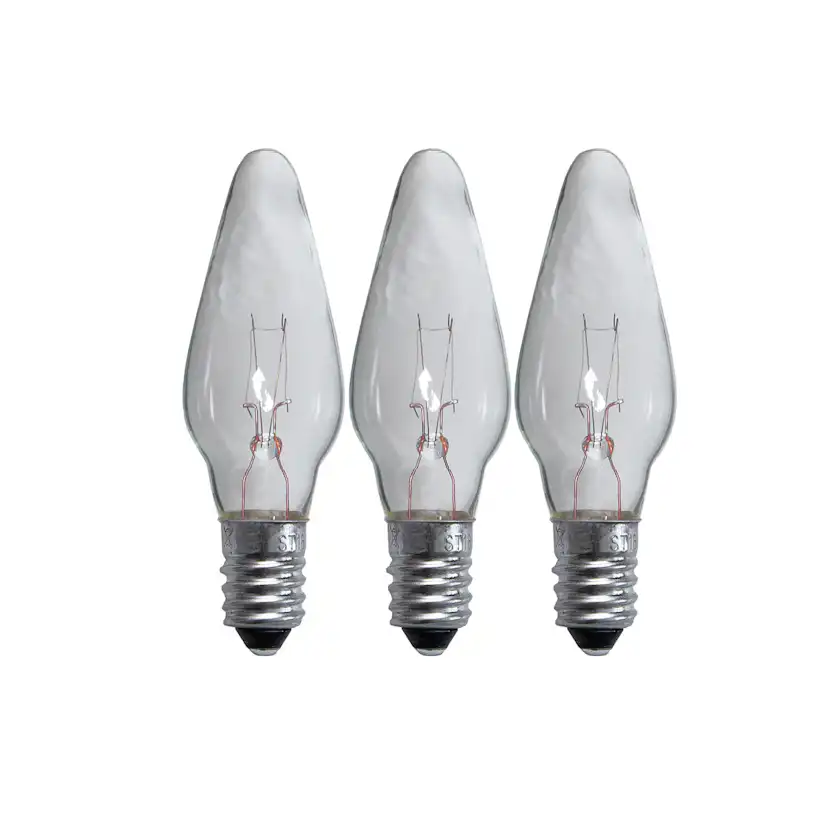 LED-lampa Star Trading Reservlampa E10 55V 3W 3-pack Transparent