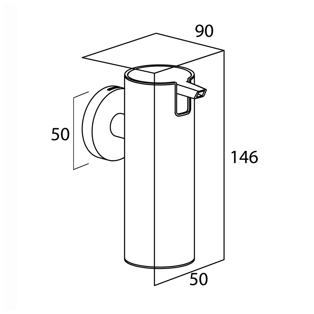Tvåldispenser Tiger Boston Small