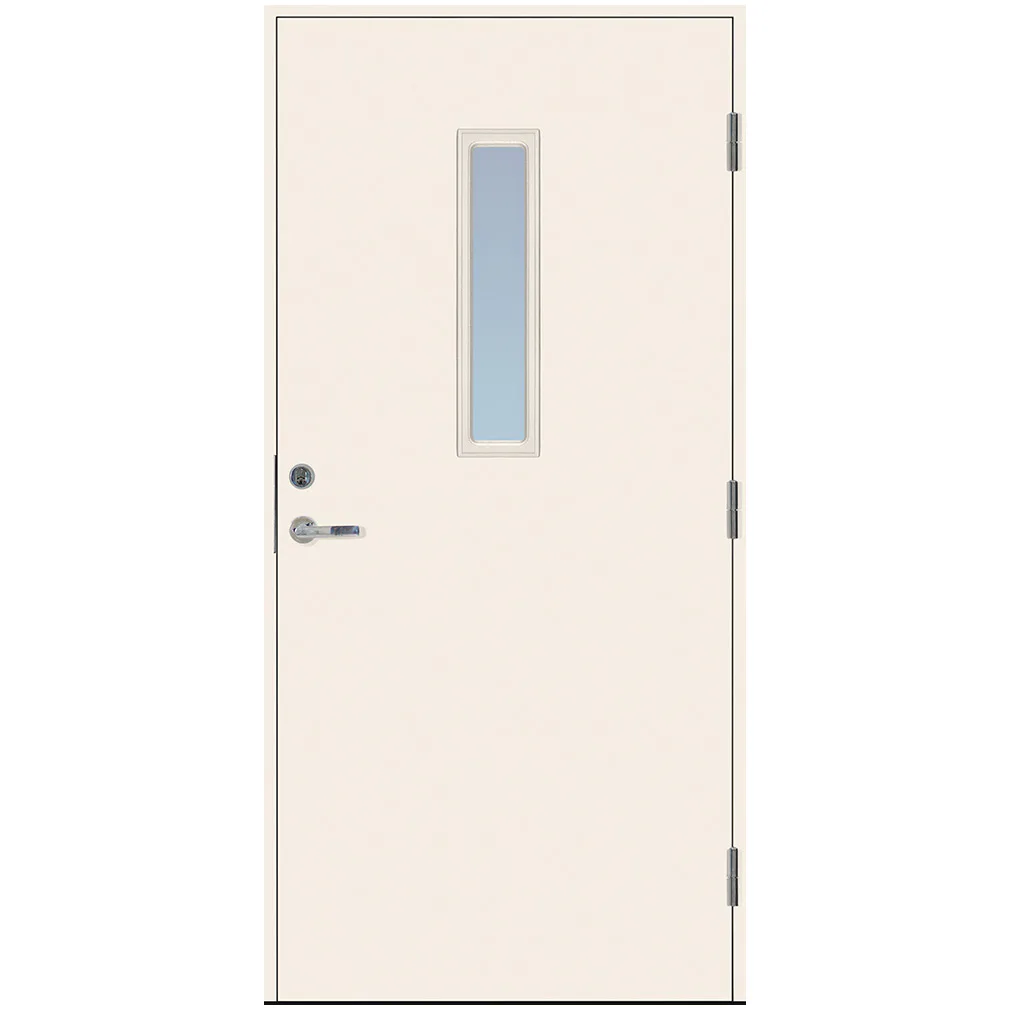 Ytterdörr Scandidoor Karl Vit Klarglas