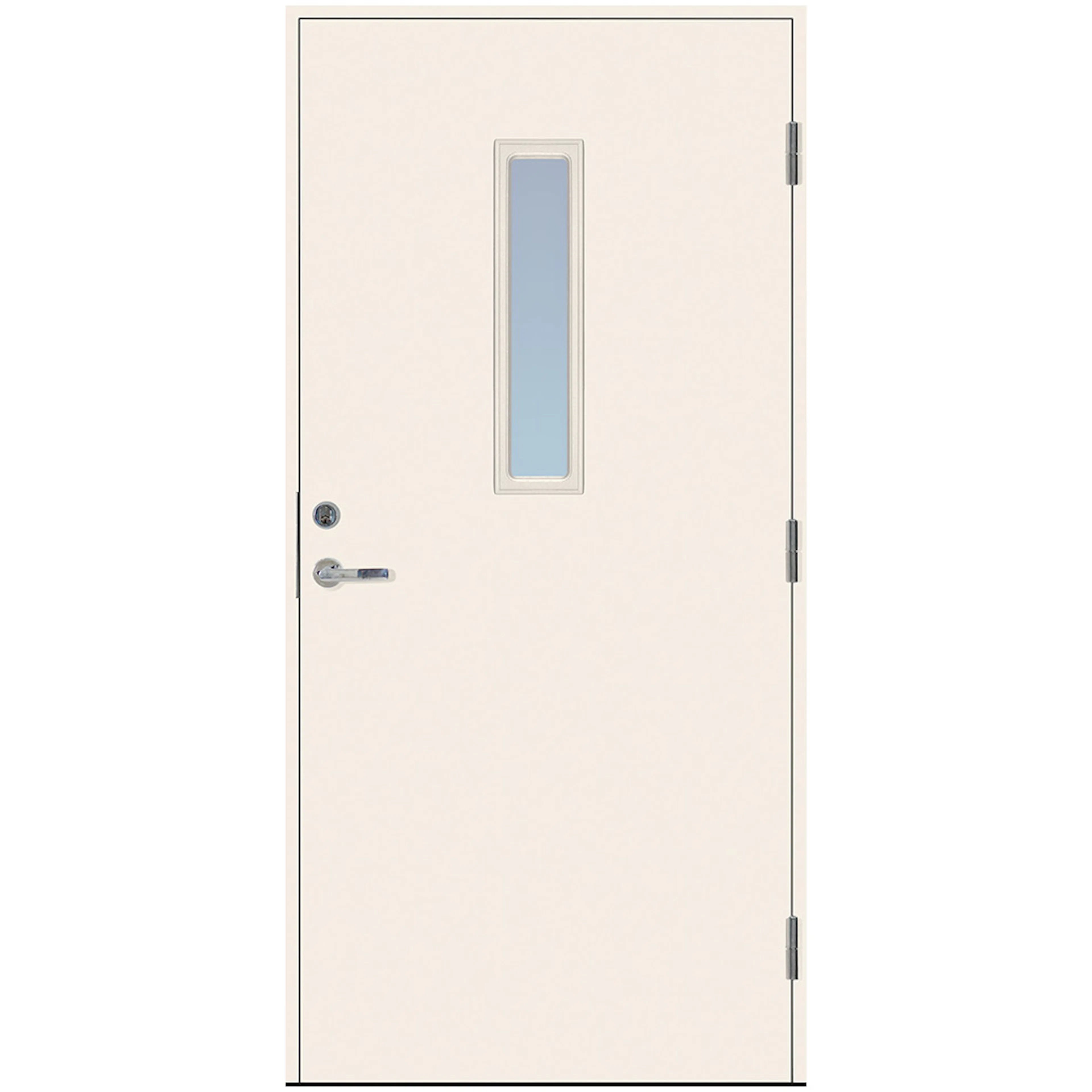 Ytterdörr Scandidoor Karl Vit Klarglas