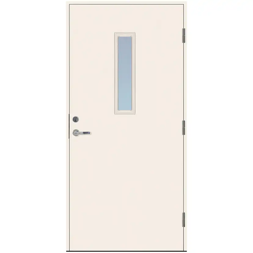 Ytterdörr Scandidoor Karl Vit Klarglas