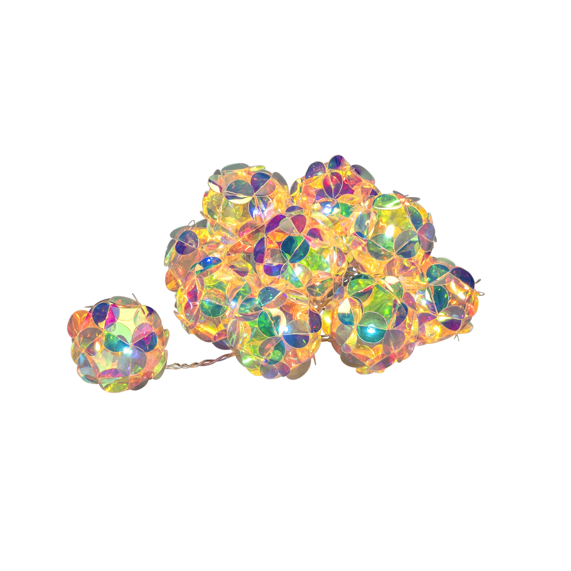 Batteridriven Ljusslinga Gnosjö Konstsmide 10 LED Diamanter m. Timer