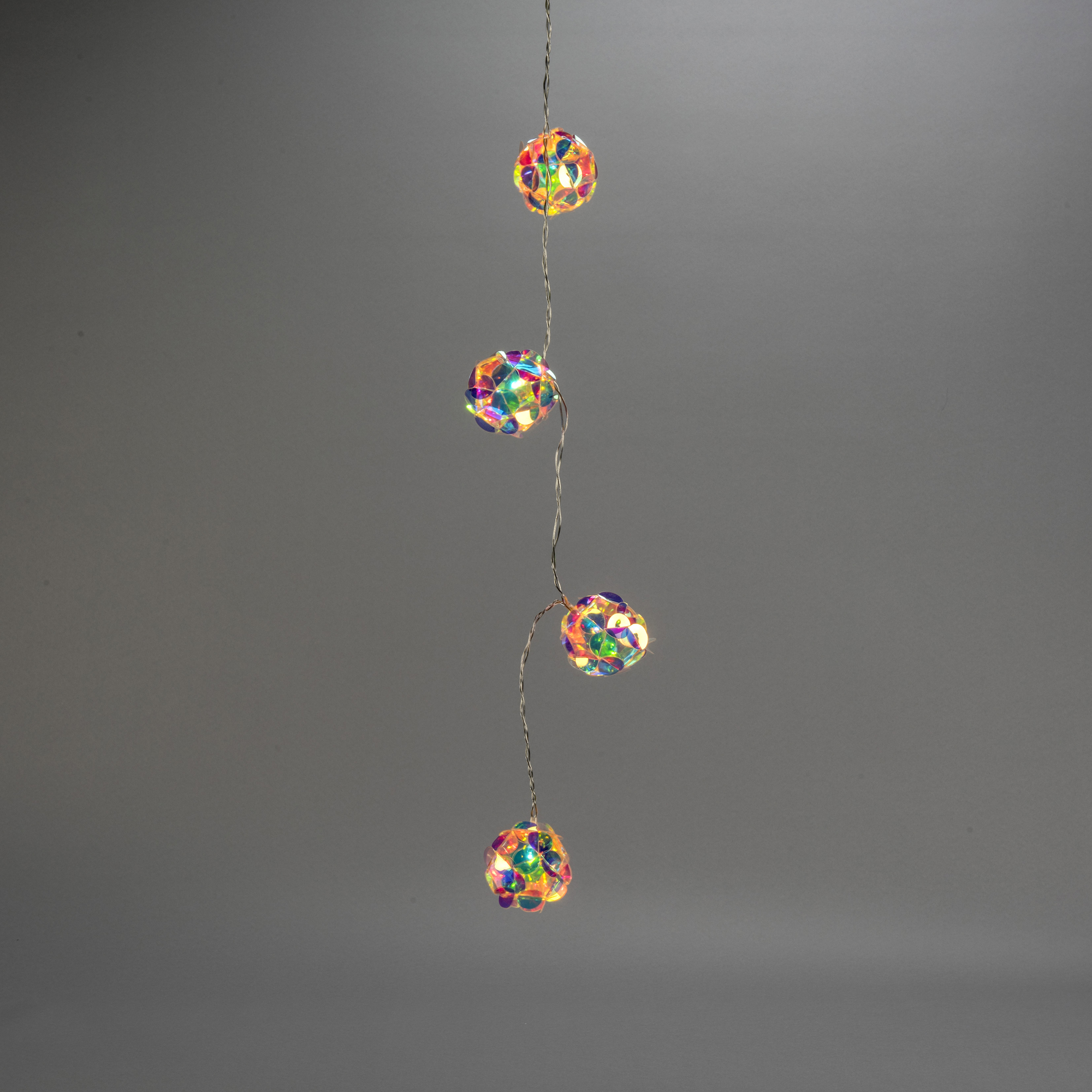 Batteridriven Ljusslinga Gnosjö Konstsmide 10 LED Diamanter m. Timer