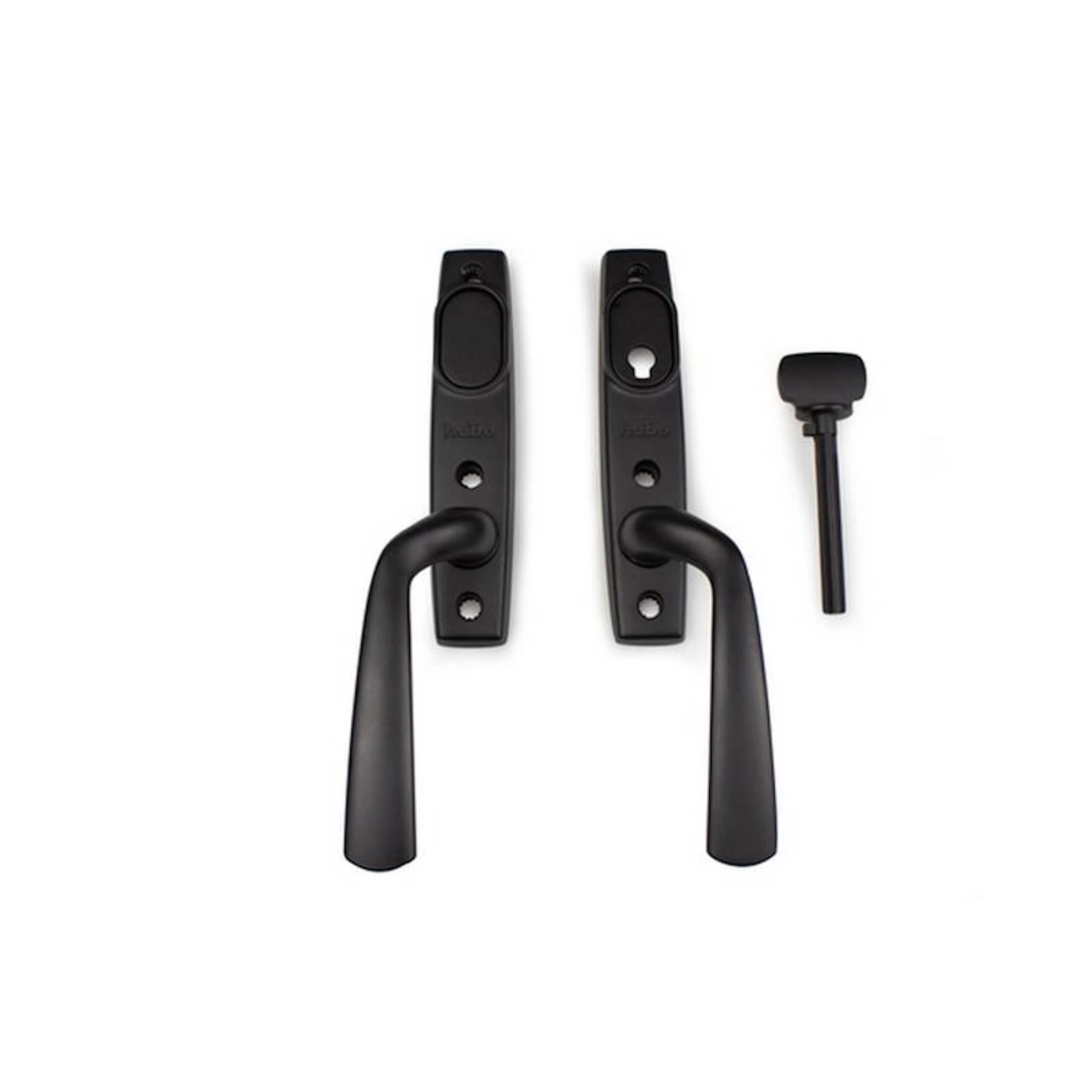 Handtag Habo Copenhagen Terassdörrhandtag inkl Långskylt Vändbart