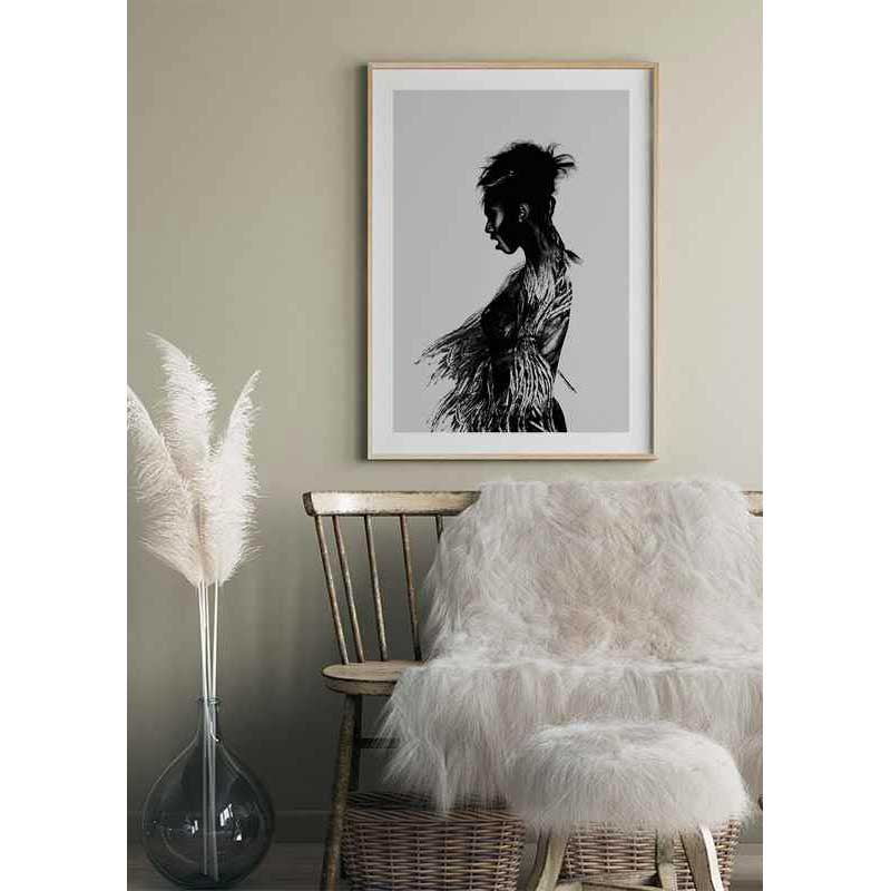 Poster Gallerix Black Woman Paint