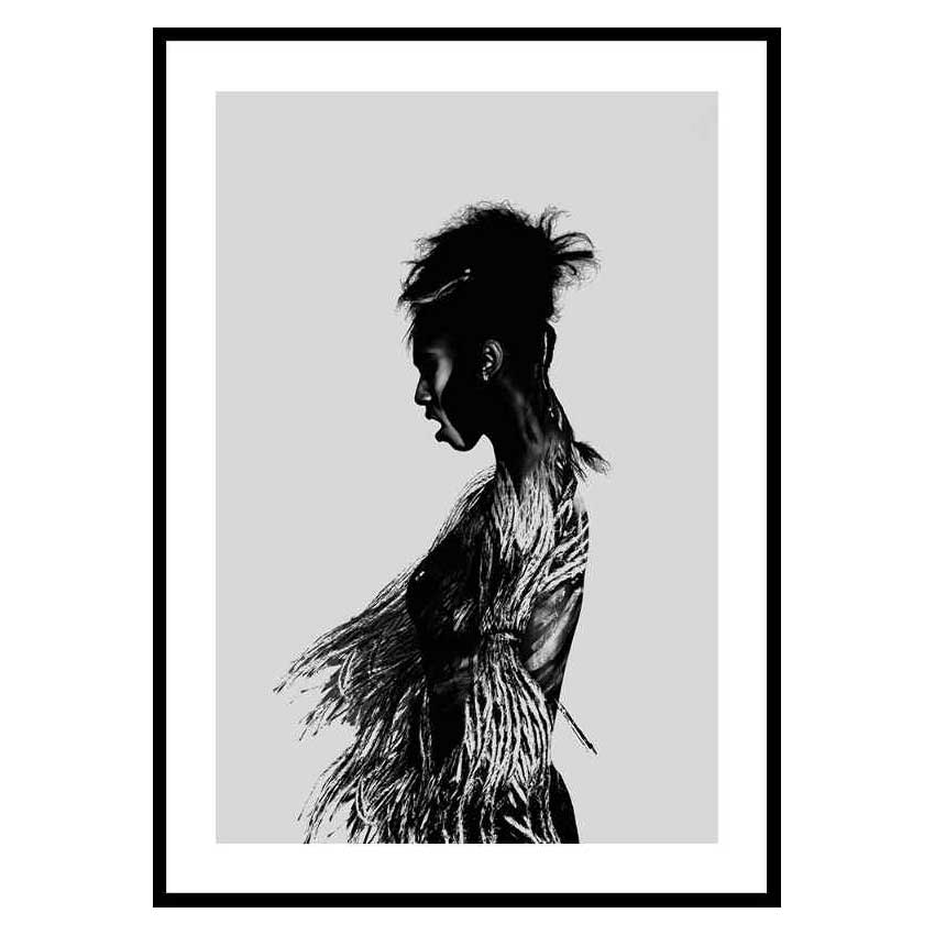 Poster Gallerix Black Woman Paint