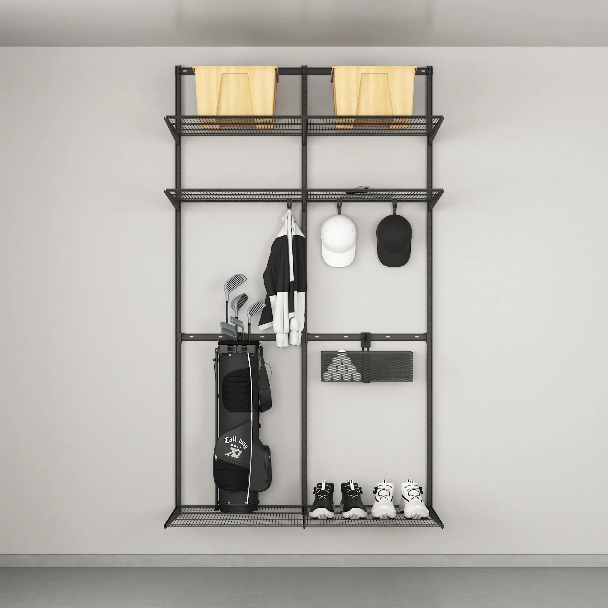 Golfförvaring Elfa Ready Solution 1 Garage+ B: 1248 mm