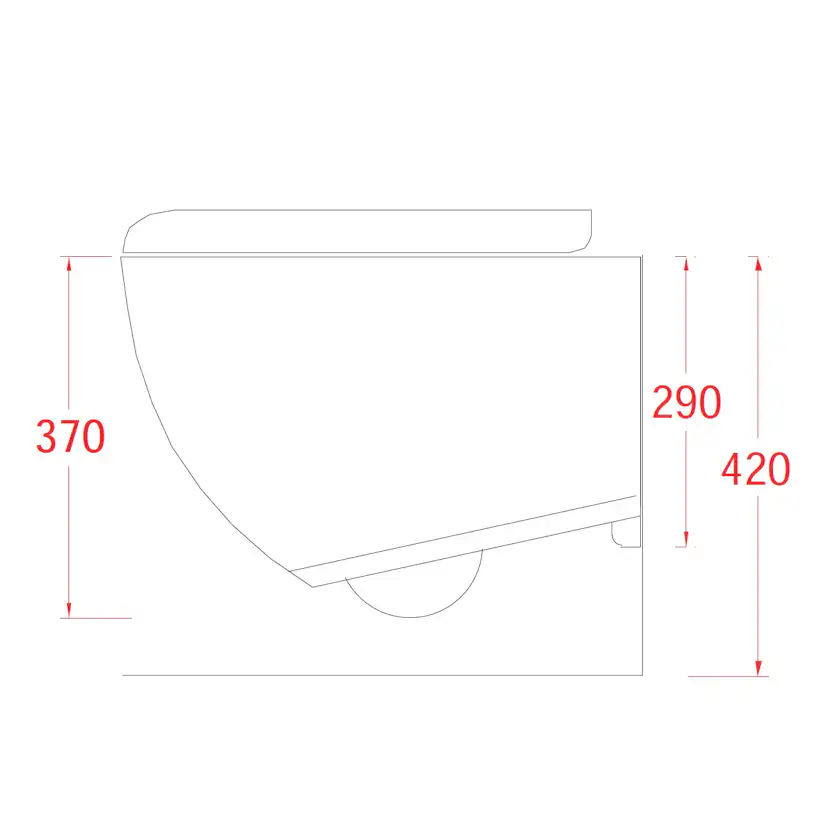Vägghängd Toalettstol Lavabo File 2.0 Rimless