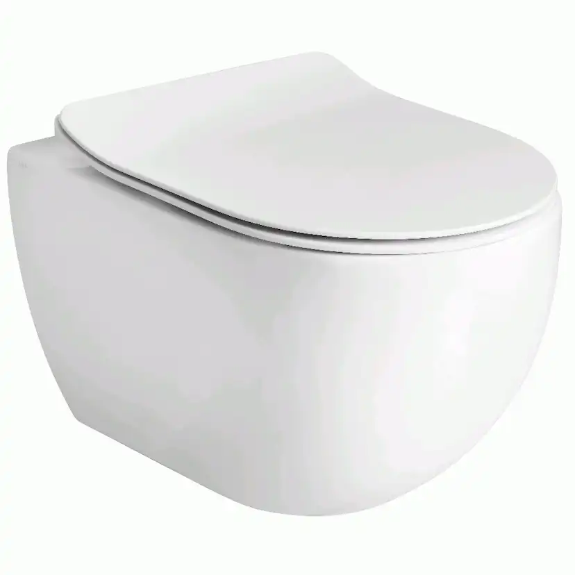 Vägghängd Toalettstol Lavabo Glomp Rimless