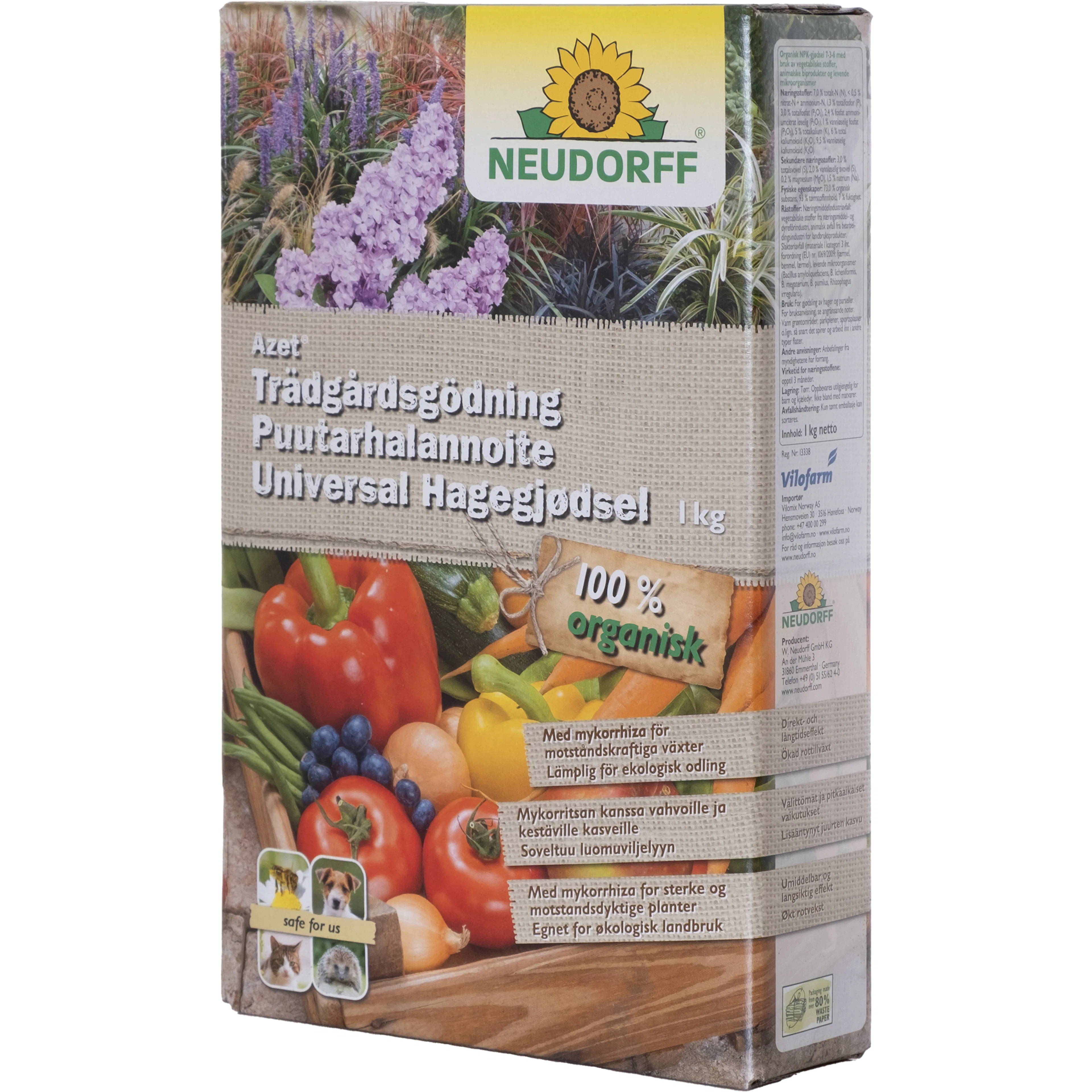 Gräsgödsel Neudorff Organisk Gödning Mykorrhiza 1kg