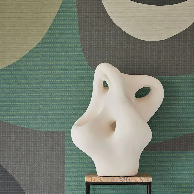 Fototapet Eijffinger Artifact väggbild Chunky Art Green 312483