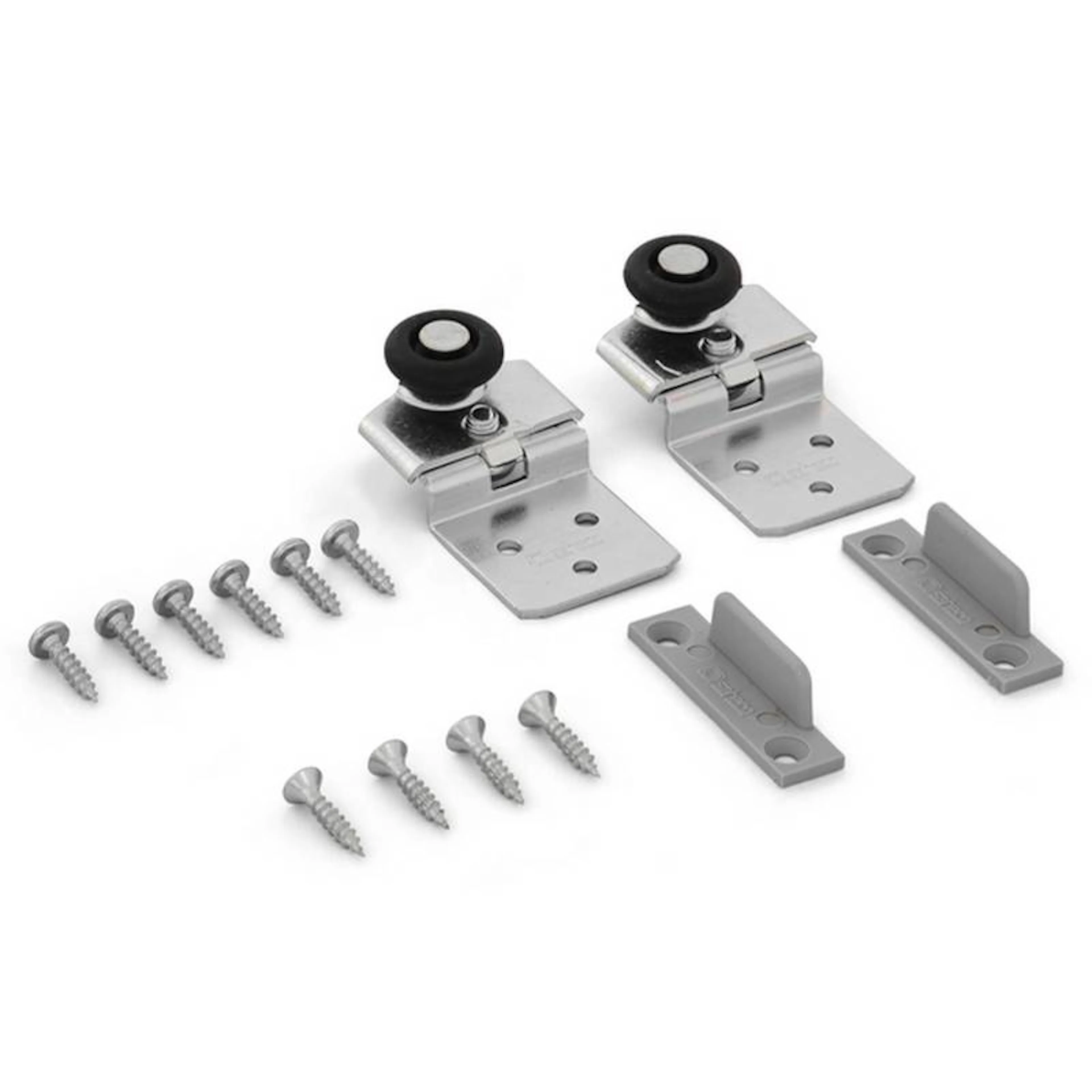 Beslagssats Habo SF-20 Komplett Hjultsats för Skjutdörrsskena SF-20