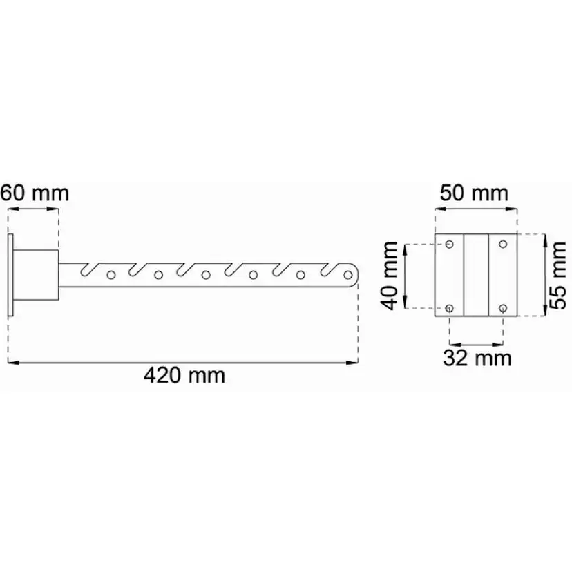Balkonghängare Habo 740