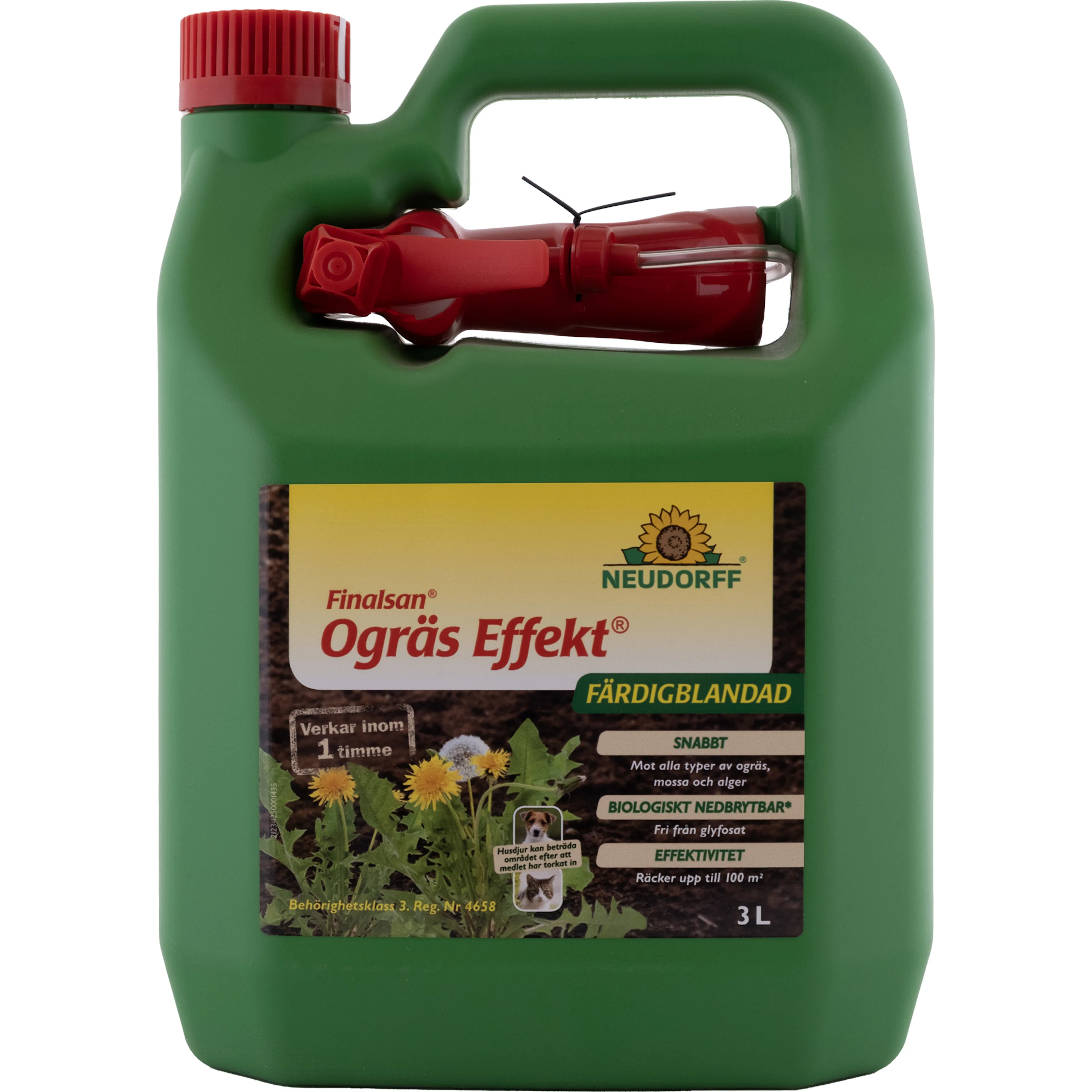 Ogräsbekämpning Neudorff Effekt Spray 3L för Trädgård