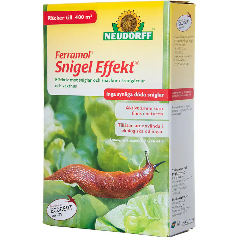 Snigelmedel Neudorff Effekt Ferramol 1 kg - Naturligt Snigelgift för Trädgård & Utemiljö