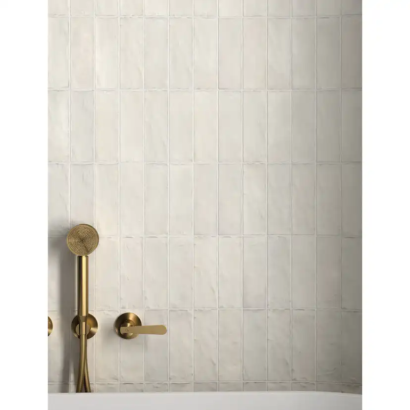 Kakel Lhådös Sandy Silca White 6,5x20