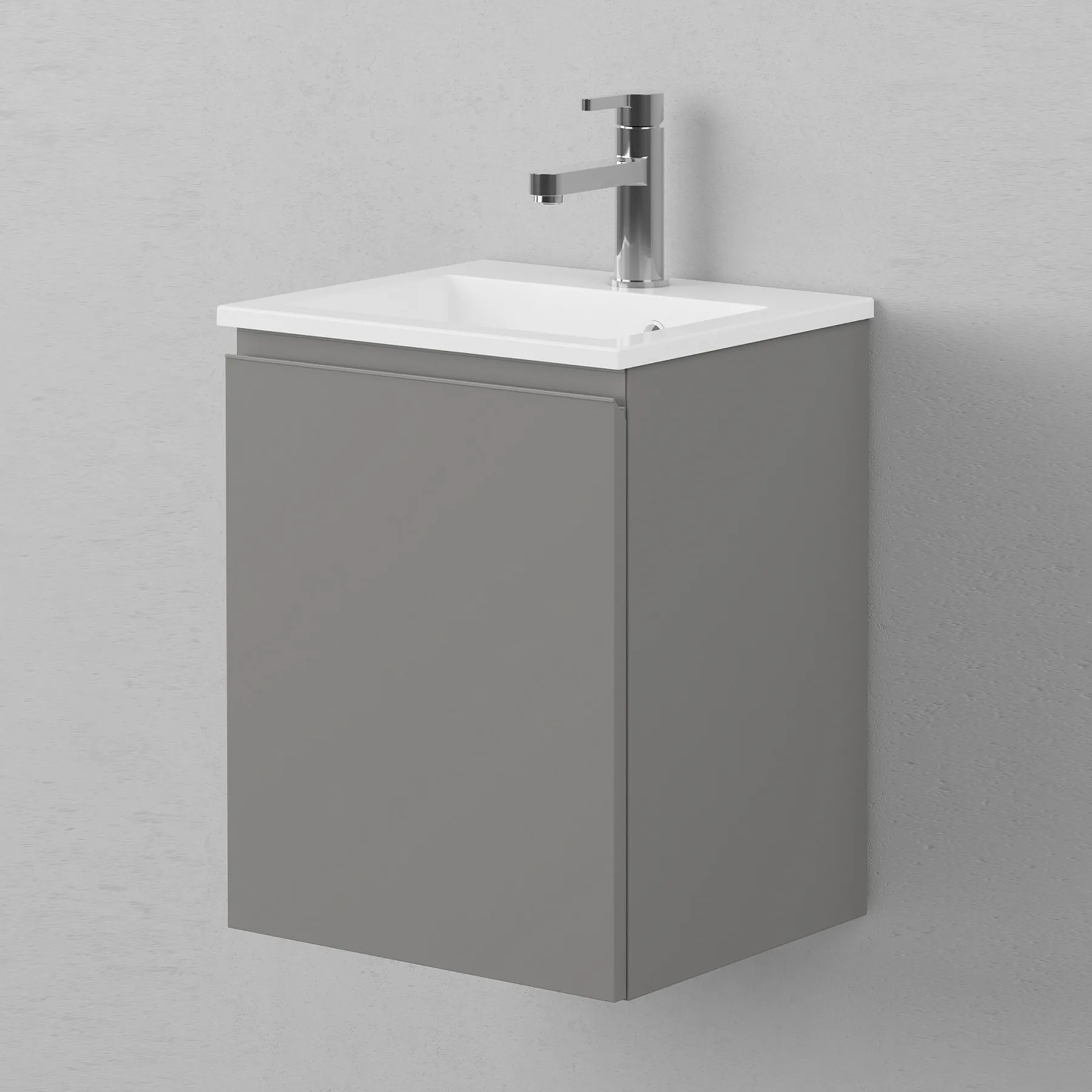 Tvättställsskåp INR Viskan Grip 400 med 1 Lucka