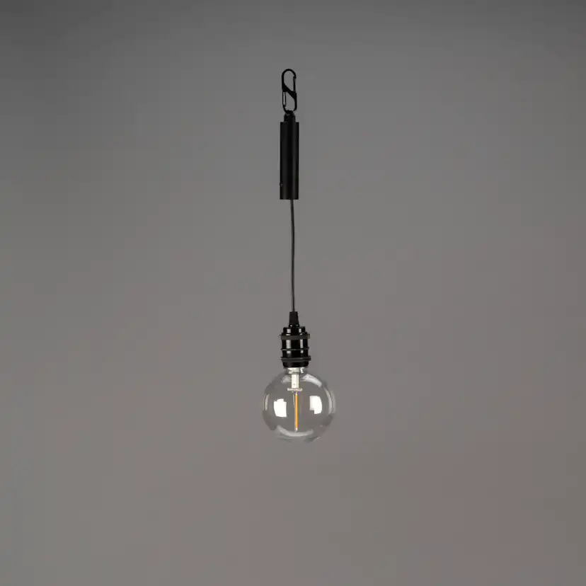 Uppladdningsbar LED-Lampa Gnojsö Konstsmide ink Takupphängning Amber Timer 6h