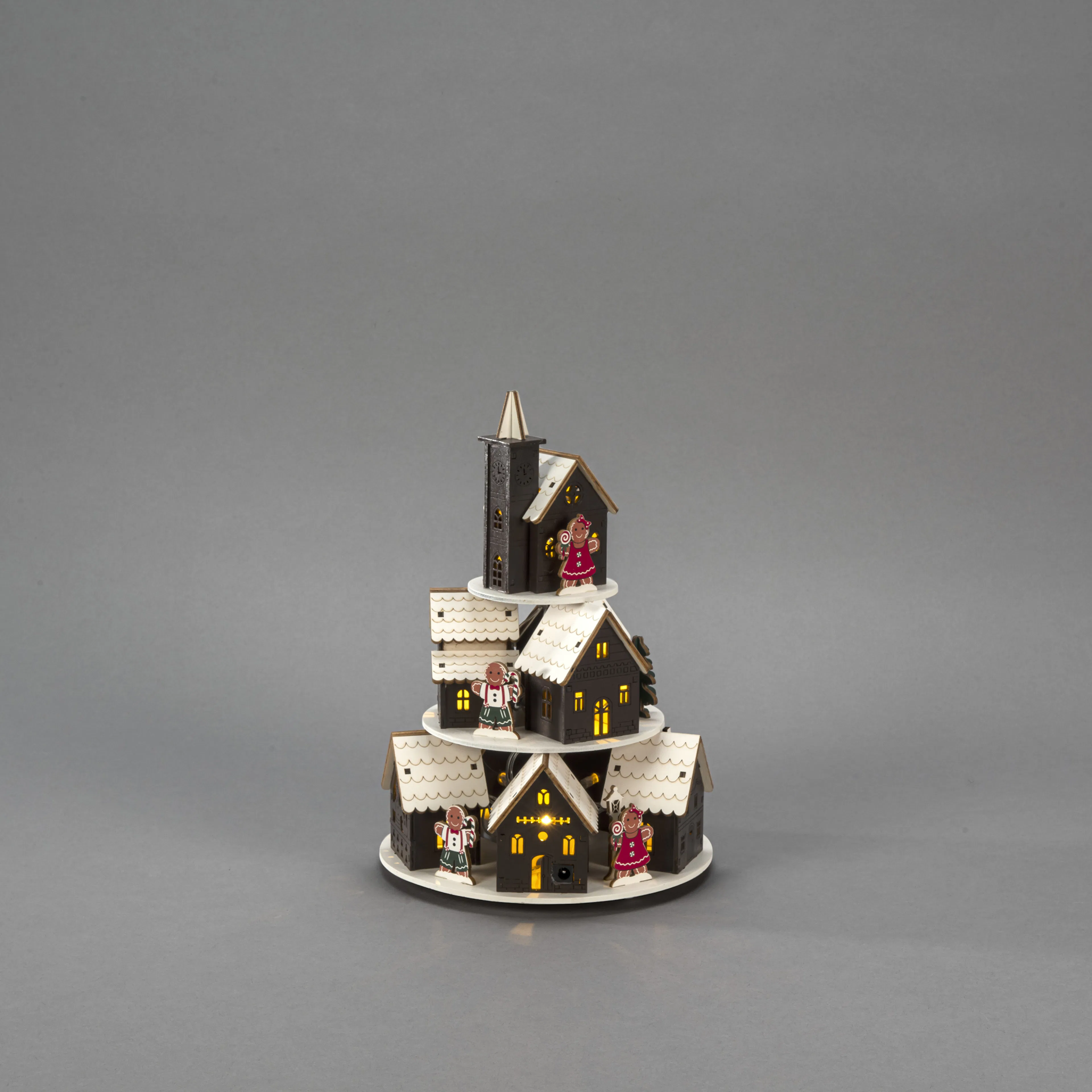 Dekorationsbelysning Gnosjö Konstsmide Pepparkakshus LED