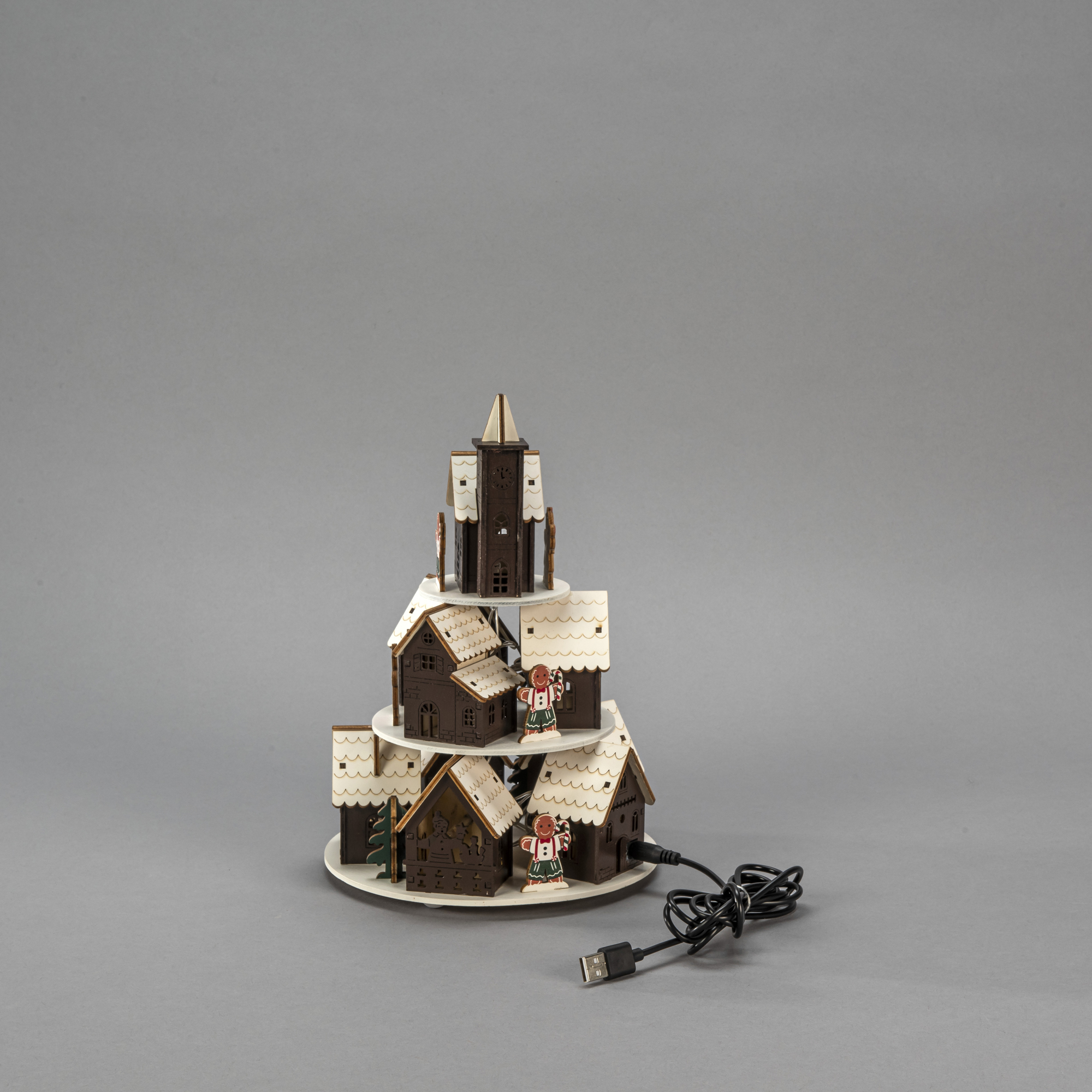 Dekorationsbelysning Gnosjö Konstsmide Pepparkakshus LED