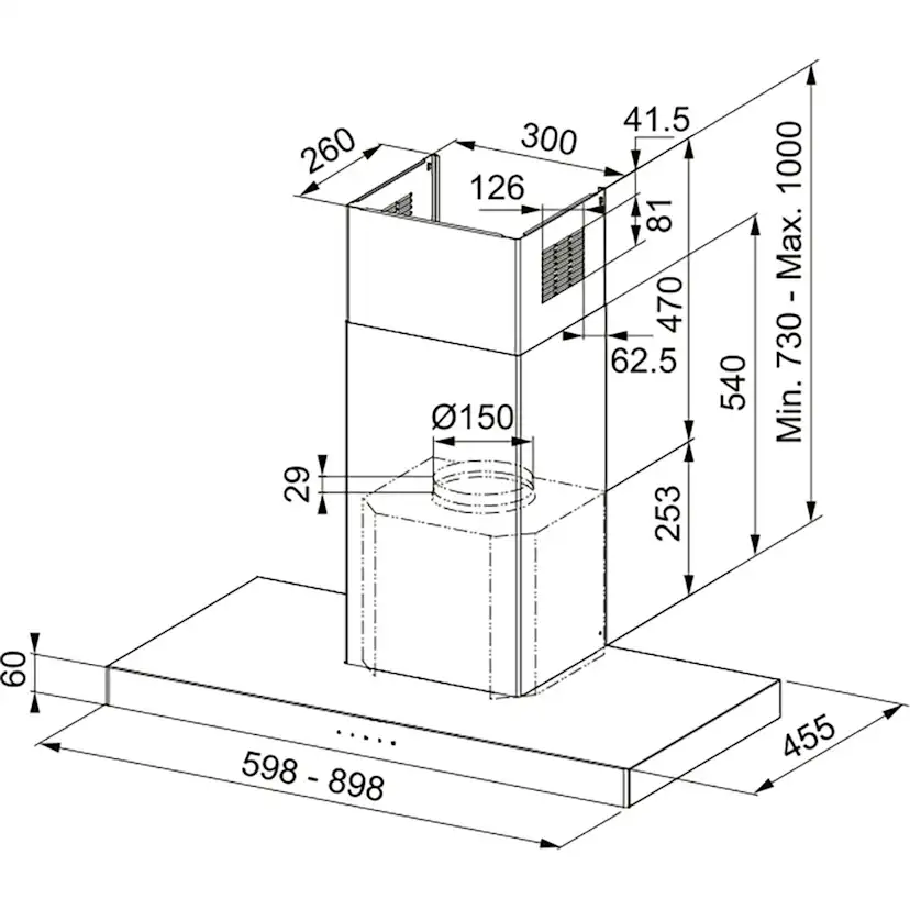 Köksfläkt Franke FCR 925 TC NG/2