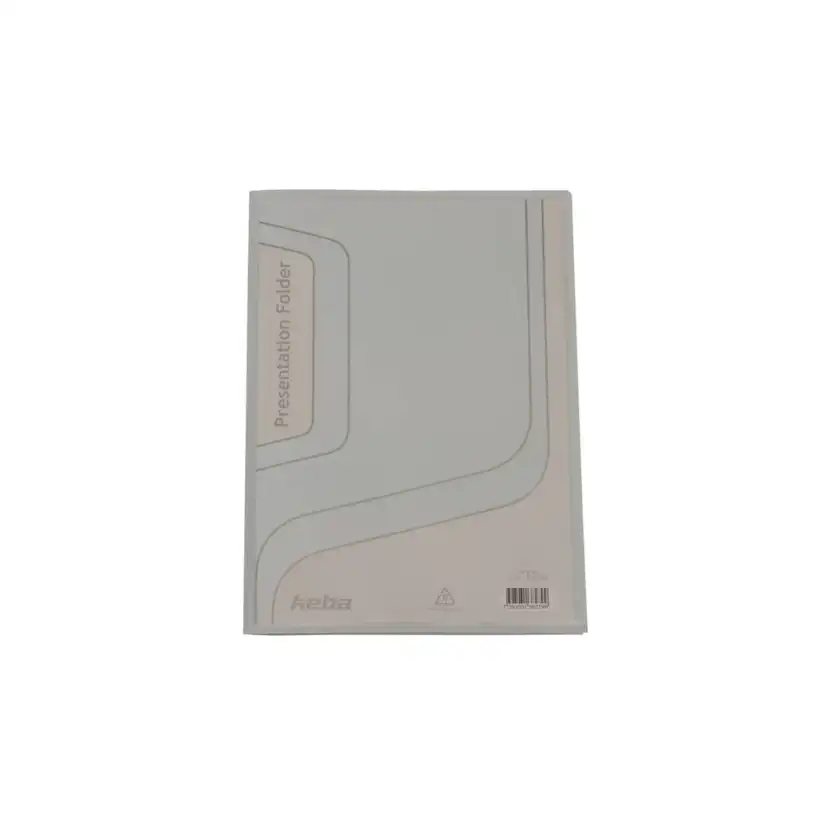 Presentationsfolder KEBA med Låsning Ficka på 1:a Sidan